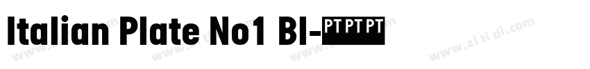 Italian Plate No1 Bl字体转换 Italian Plate No1 Bl字体转换